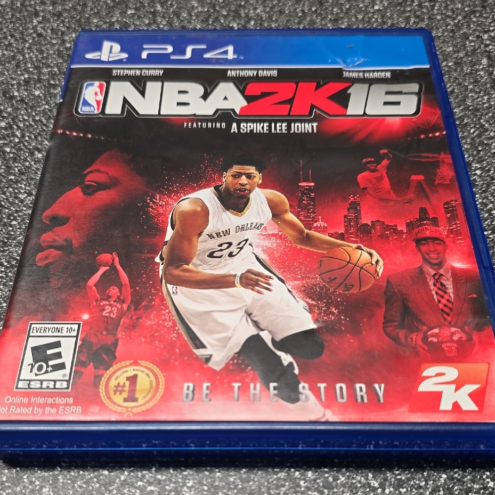 NBA 2K16 for PS4 - Red and Black